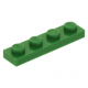 LEGO lapos elem 1x4, zöld (3710)